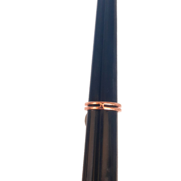 New Bomb Party Faceted Opal Clear Crystal Stone Rose Gold Plated Ring Size 6 - Picture 6 of 8